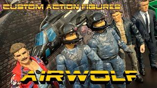 AIRWOLF 1/12 scale action figures! Magnum PI, Dirty Harry, Knight Rider custom build your own!