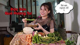 Ngất Ngây Với Món Quê Nhà , Bún Mấm Nêm , Tôm Thịt đậu Rồng , Cà Pháo , Rớt Nước Miếng