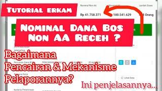 Pengambilan dan Pelaporan Dana Bos AA di eRKAM. Realisasi Dana Bos yang Terkena AA #bosmadrasah