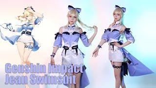 Genshin Impact Jean Summer Swimsuit Cosplay from L email Wig