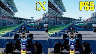 F1 23 Xbox Series S vs. Series X vs. PS5