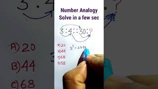Reasoning tricks number analogy solve in a few seconds @RiyaStatus-100k