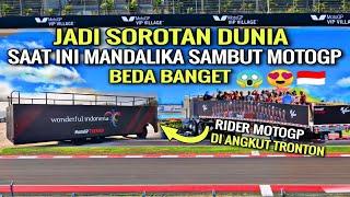 g1L4.. sirkuit mandalika hari ini beda banget sambut motogp kali ini, yg di lihat dunia