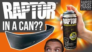 NEW BUMPERS IN A CAN?? DIY RAPTOR TUTORIAL #RAPTOR