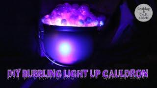 DIY Witches Bubbling Cauldron : Light up Cauldron : Witches Brew : Mess Free Bubbling Cauldron