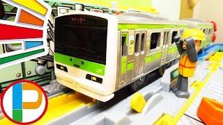 Let's find Plarail E235 series Yamanote Line train cars! The Shinkansen will also appear!