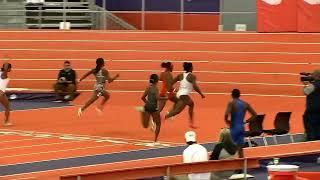 Keni Harrison 7.81, Grace Stark 7.86 - Women's 60 Hurdles - 2022 Clemson Invite