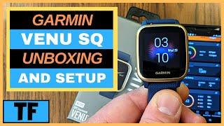 GARMIN VENU SQ Setup & Unboxing! (Watch Faces, Charging, Settings, Changing Band, Activities)