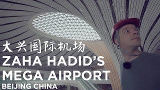 EXCLUSIVE vlog of China's New Mega Airport designed by  ADP Ingénierie - Zaha Hadid