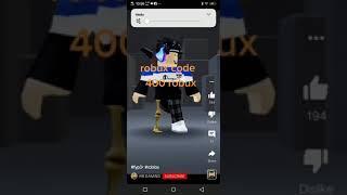 400 Robux Code