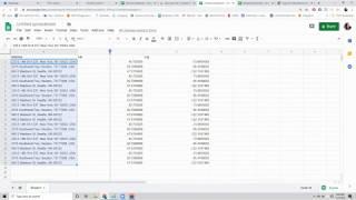 How to get Latitude and Longitude of Multiple Addresses