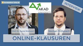 Live-Demonstration der Onlineklausuren an der AKAD University | INTERVIEW