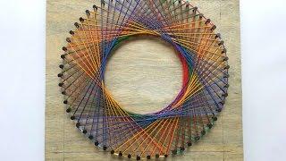 How To Create A Colorful Spirograph String Art - DIY  Tutorial - Guidecentral