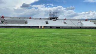 CAKEP‼️TRIBUN PENONTON SIAP DIPASANG SINGLE SEAT,RUMPUT MENGHIJAU,RENOVASI STADION GELORA BJ HABIBIE