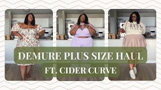 A Very Demure, Very Mindful Plus Size Fashion Haul with Cider Curve | Try On Haul | Size 3X-4X