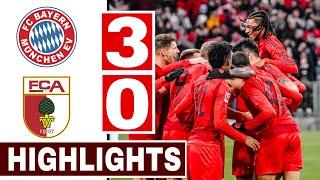 Bayern München vs Augsburg (3-0) | Highlights and Goals | Bundesliga | Harry kane 3 Goals!