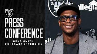 Geno Smith Contract Extension Press Conference - 4.7.25 | Raiders | NFL