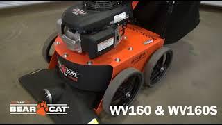 Crary® Bear Cat® WV160 & 160S Wheeled Vacuums