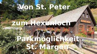 Von St. Peter ins Hexenloch mit Parkmöglichkeit in St. Märgen