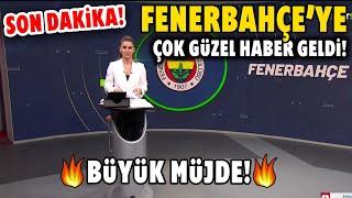 Son Dakika! F.Bahçe'ye Çok Güzel Haber Geldi! BÜYÜK MÜJDE!