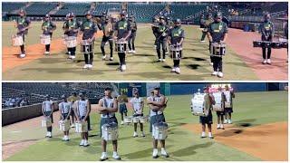 Carver Montgomery vs Jag High School Drumline Battle At Riverwalk Stadium 2023 College Culture Show