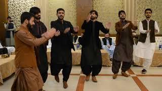 Baloch Students are enjoying their cultural-Dance By Baloch students of Faisalabad