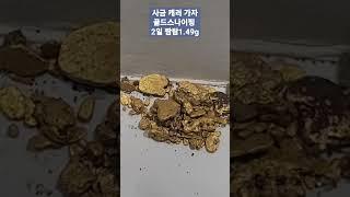 골드스나이핑 사금탐사에 푹 빠지닷~~1.49g