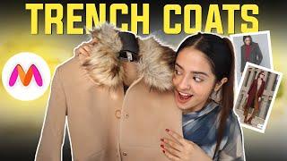 Latest Winter TRENCH COATS from Myntra 2024 | Honest Review || Tanya Harchani