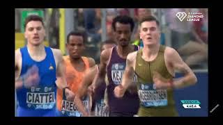 3000m WORLD RECORD |  Jakob Ingebrigtsen 7:17 ( Silesia Diamond League 2024 )