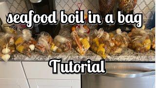 10 Seafood Boils in a Bag | Crablegs | Shrimp | Potatoes | Sausage | Corn | Eggs | Garlic Butter |