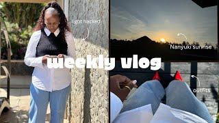 WEEKLY VLOG | I WAS HACKED | WHAT I WORE IN NANYUKI | NELLY