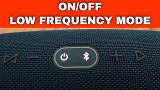 HOW TO ENABLE LOW FREQUENCY MODE (JBL SPEAKERS)