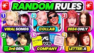 Save ONE Song: RANDOM Rules, 6 Tracks, Ultimate Showdown!  | KPOP GAME 2024 - 2025