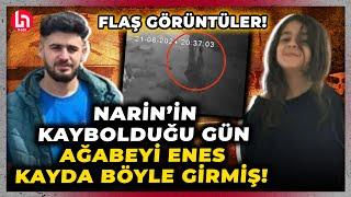 FLAŞ GÖRÜNTÜLER! Narin'in kaybolduğu gün, ağabeyi Enes'in okul önünde kamera kayıtları ortaya çıktı!