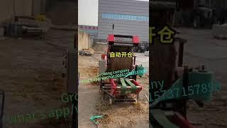 Mini Roll Baler Machine For Grass Hay Baler Straw Baling Machine