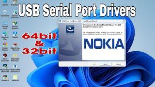 Install Nokia MTK USB Serial Port Driver 64bit & 32bit || Fix Nokia Unknown USB Port