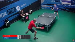 TT Liga Pro Moscow : can you hit the net in table tennis ?!