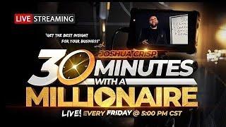 All the AMAZON FBA questions answered | LIVE Q&A W/ Joshua Crisp 9/16/22 | 30 mins w/a millionaire