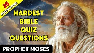 BOOK OF EXODUS - 25 BIBLE QUESTIONS ABOUT MOSES AND THE ISRAELITES - Part 1 - The Bible Quiz