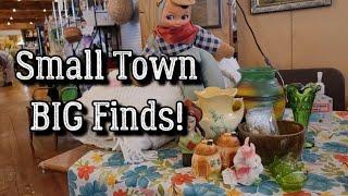 Shop With Me Antique Mall - Vintage Collectables - Small Town USA - Awesome Secondhand Finds