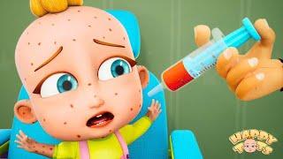  LIVE Time For A Shot + First Aid Song | Nursery Rhymes & Kids Songs | Happy Tots