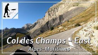 Col des Champs - East, Road D78, Maritime-Alps, France - by motorcycle