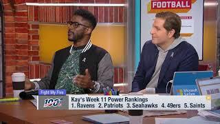 Kay Adams' Week 11 power rankings