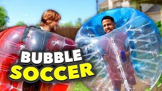 I Forced Streamers To Battle In Bubble Soccer!