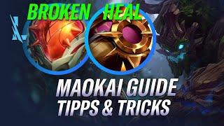 MAOKAI HAS UNLIMITED HEALING! ULTIMATE MAOKAI GAMEPLAY GUIDE WITH FULL ANALYSIS RiftGuides WildRift