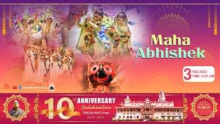 Maha Abhishek | 10th Anniversary Celebration | 3rd Feb 2023 @ISKCONNVCCPune