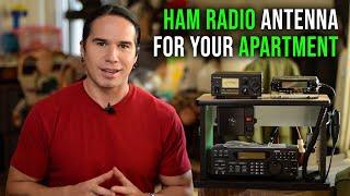 The EASY and CHEAP HAM RADIO APARTMENT ANTENNA (perfect for new hams!)