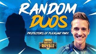 Random Duos - Protectors Of Pleasant Park! - Fortnite Battle Royale Gameplay - Ninja