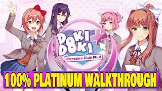 Doki Doki Literature Club Plus 100% Platinum Walkthrough - Trophy & Achievement Guide