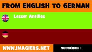 DEUTSCH   ENGLISCH  = Kleine Antillen